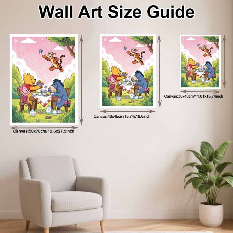 Disney Diamond Painting Kit Winnie the Pooh Classic Home Decor Craft Perfect Gift Idea Diamond Art