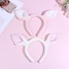 Kawaii Plush Horse Ear Headband Cute Simulation Animal Ears Hair Roop Cosplay Party Headwear  Year Hair Accessories