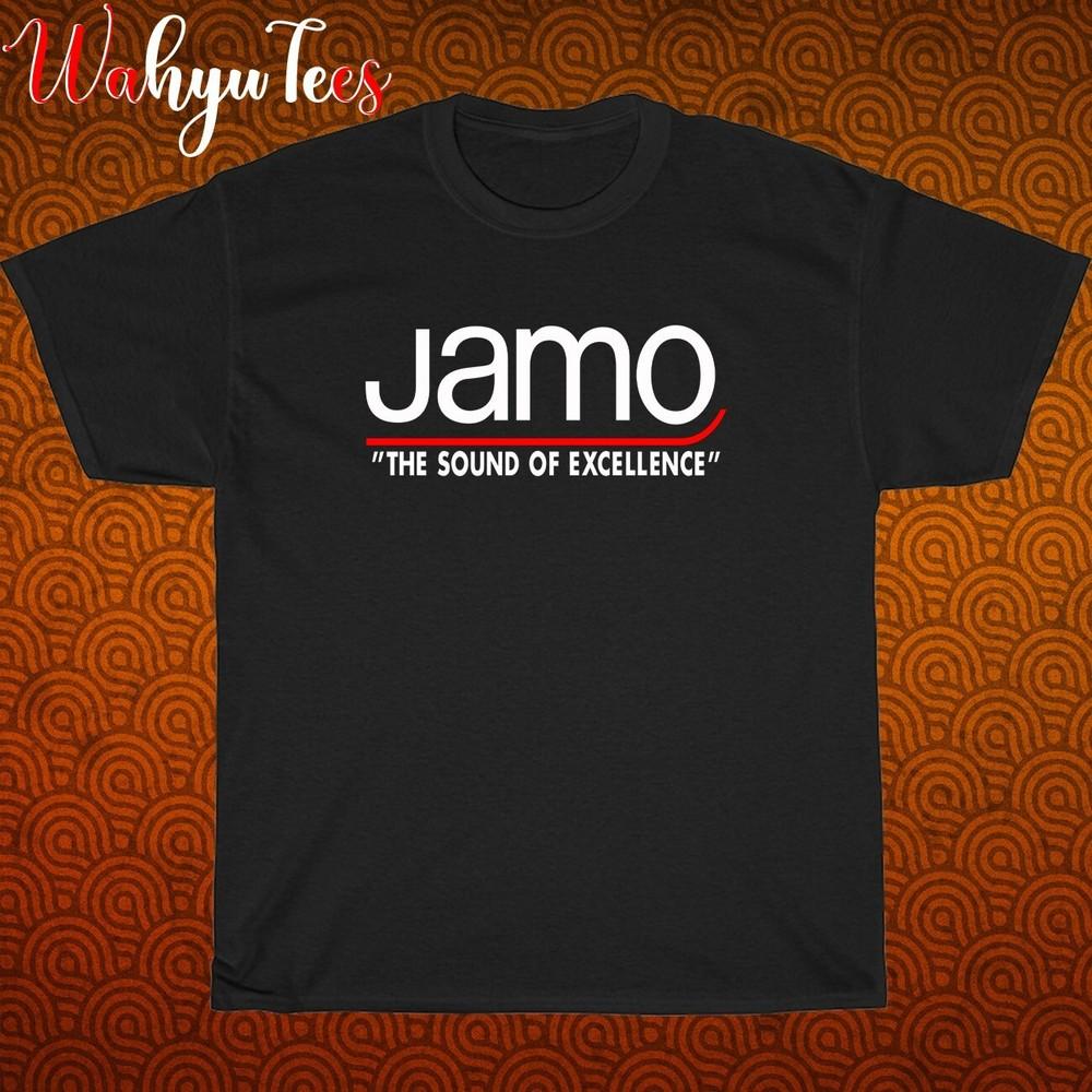 

New! Jamo Audio Systems Logo Black Grey Navy White Size S-5XL Unisex T-Shirt M
