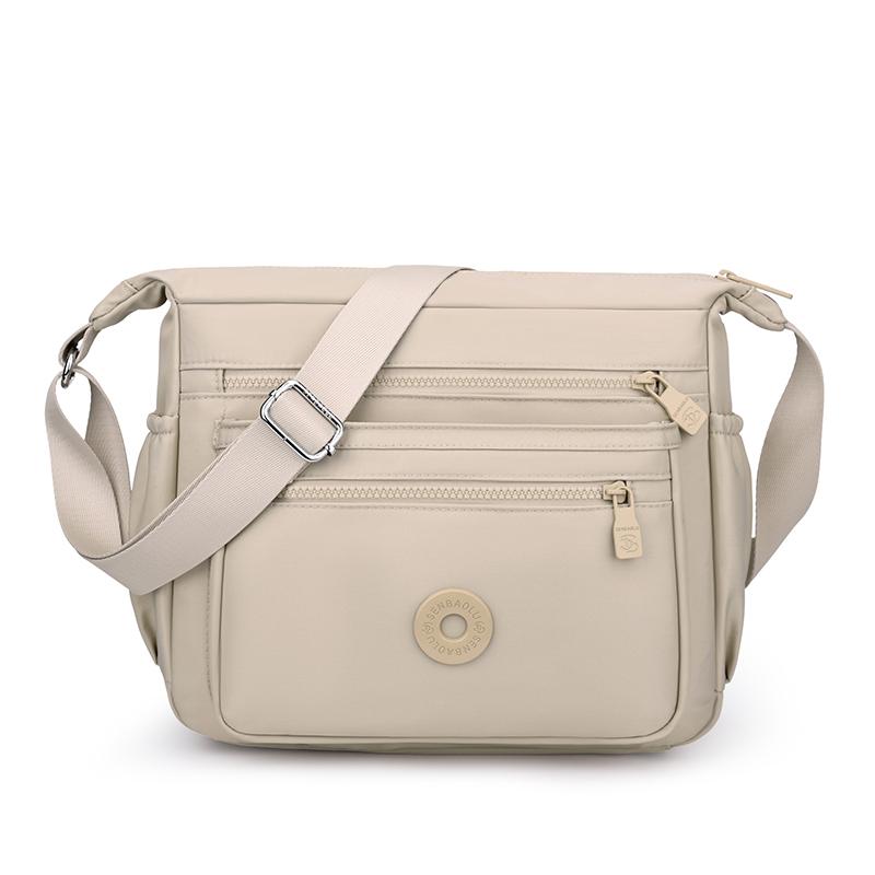 Commuter Shoulder Bag Women's Crossbody Bag Lightweight Water-Repellent Nylon Bag