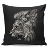 Roaring Lion Black Pillow Case Print Decorative Pillow Cover Throw Cushion Cover Home Textiles Bed Pillowcase