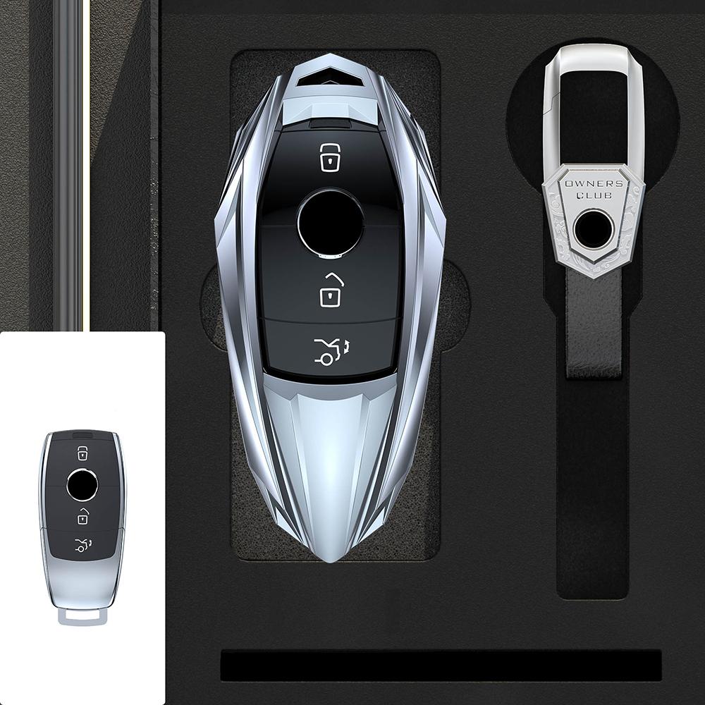 Zinc Alloy Car Key Case For Mercedes Benz E Class W213 W205 E200 E260 E300 E320 Amg Cla Remote Fob Shell Case