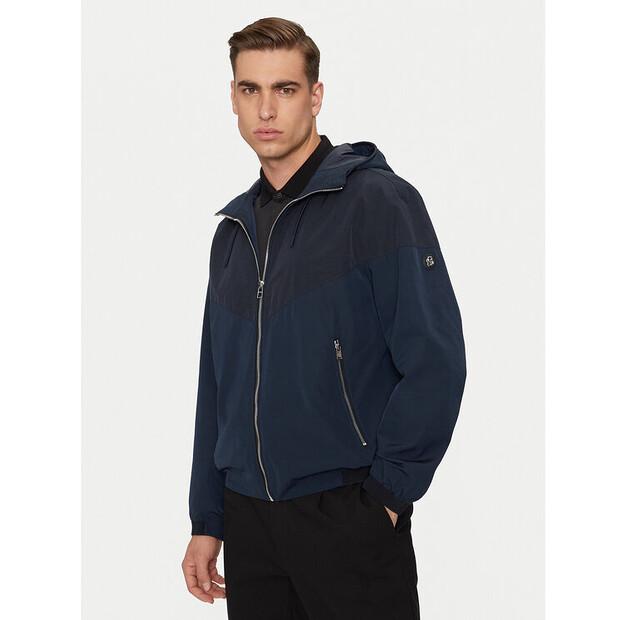 

Демисезонная куртка Boss H-Cireno2 50520027, цвет: темно-синий, стандартный крой 56