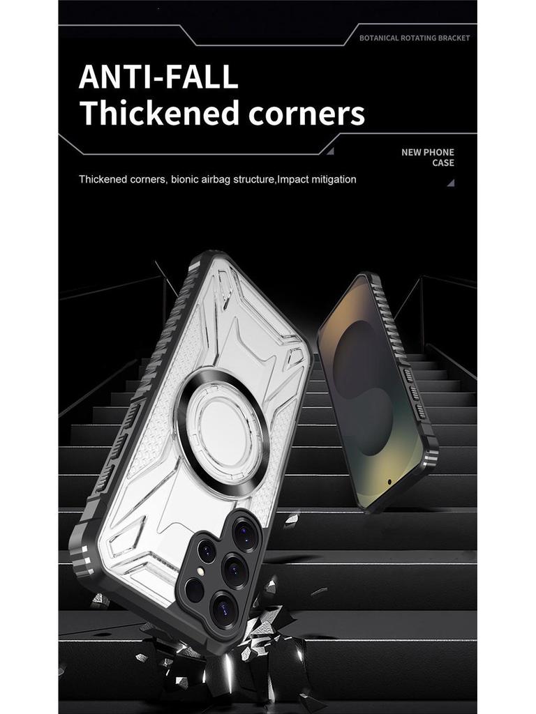 Cross-border Battle Shadow Magnetic Case for Samsung S26 Ultra Galaxy A56 A16 - Drop-proof CD Pattern and Protection