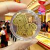 Year of the Horse 999 Pure Gold Phone Sticker - New Style, Adhesive Backing, 2mg Gold Gift