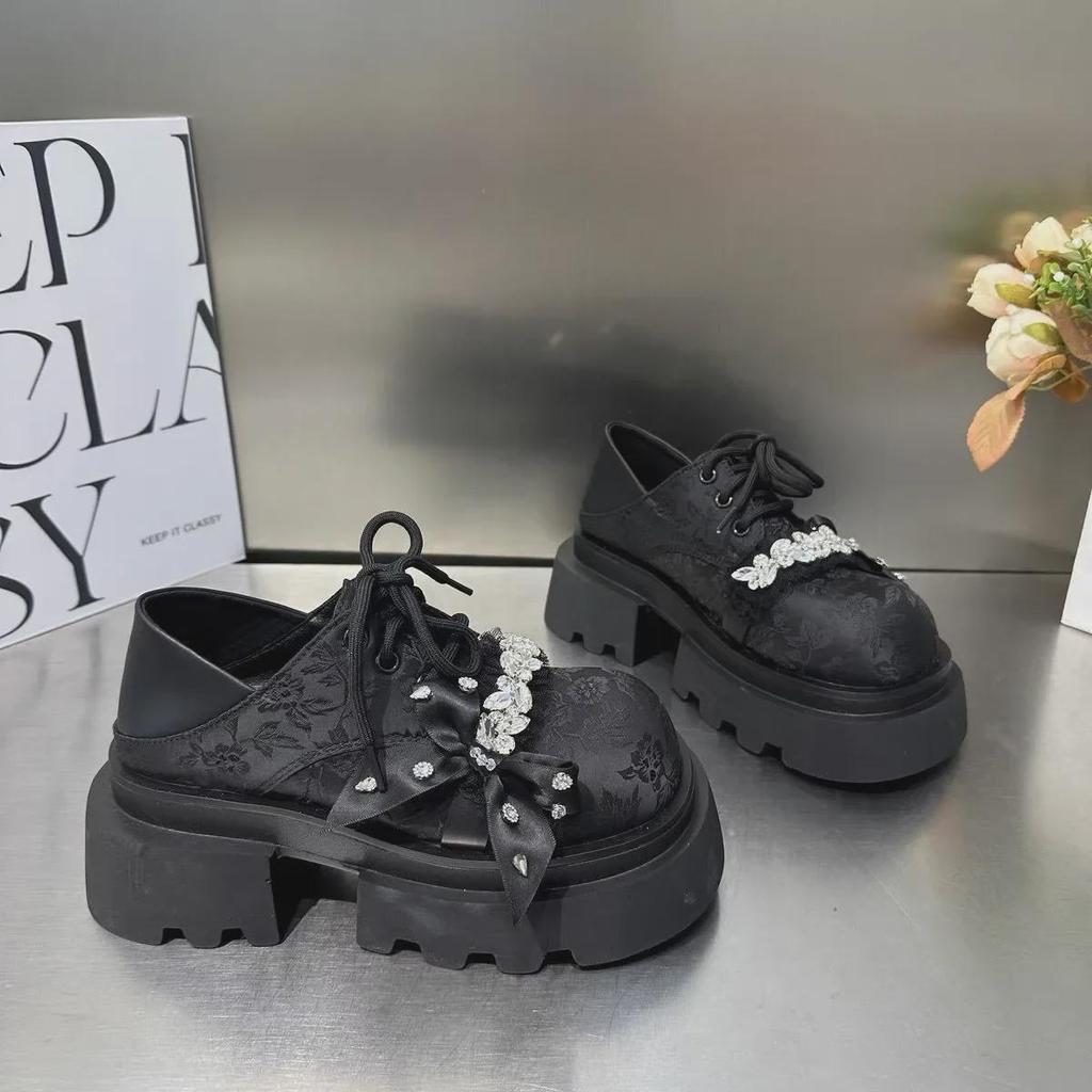 2024 Damen JK Uniform Leder Slipper mit dicker Sohle - Big Head, Mix & Match, kleine Größen verfügbar