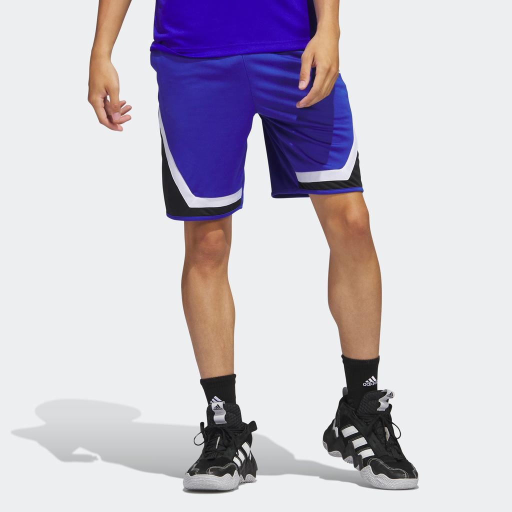 Adidas SS23 Basketball Shorts Men's Semi Fluorescent Blue IC2431