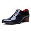 Men's Shiny Pointed Leather Shoes for All Seasons - Trendy Business Casual DJ & Hairstylist Elevated Footwear