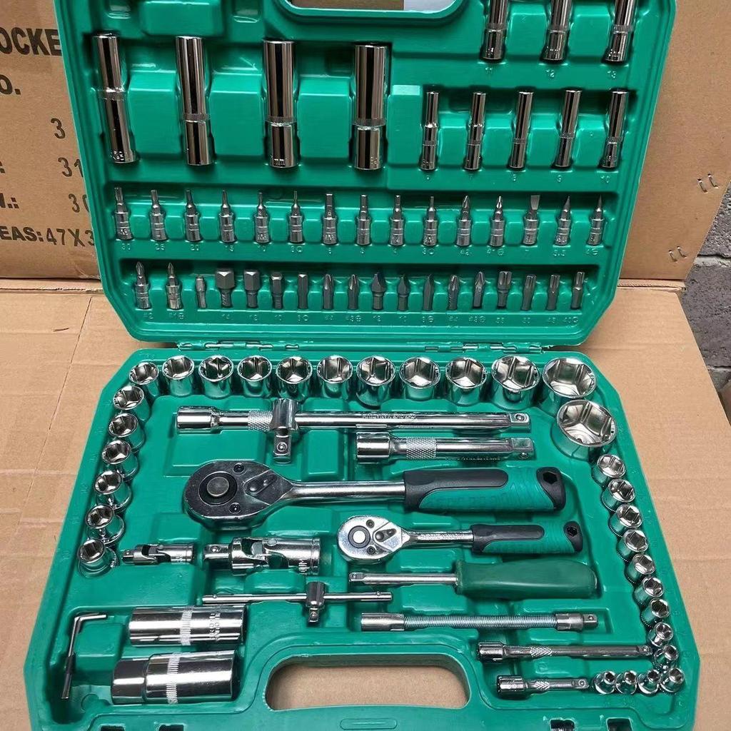 Set de 150 de piese pentru scule de reparații auto – Cheie tubulară și scule combinate