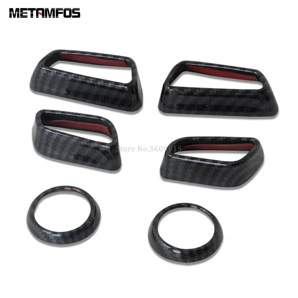 For Toyota Rav4 Rav 4 -2024/Camry 2018-2024 Carbon Fiber Seat Adjust Switch Control Button Cover Trim Interior Accessories