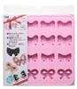 Kai Corporation HeartForYou Silicone Ribbon Multi-Tray, 16-Cavity, Shape, FP-5363