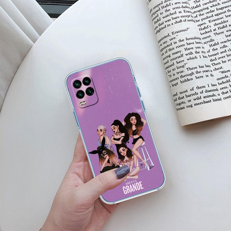 A-Ariana G-Grande Transparent Phone Case for Motorola Moto Edge Plus G200 G23 E13 E15 E20 E30 G62 G71 G72 G75 G24 G15 Power