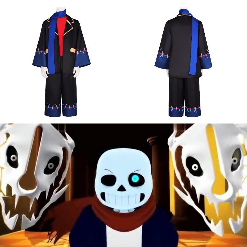 Undertale Game Frisk Cosplay Costume  Peripheral Polyester Material Black Outfit