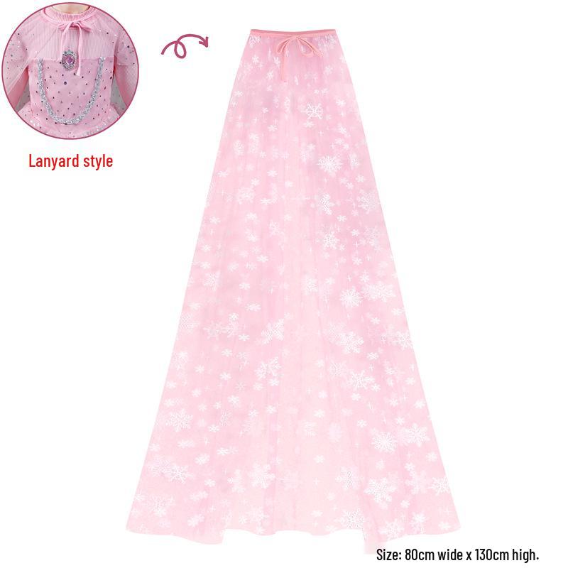 

Костюм Принцеси Ельзи та Анни для дівчаток: плащ та фата One Size (fits girls aged 3-8)