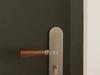 Mid-Century Silent Magnetic Bronze Door Handle with Lock for Indoor Wooden Bedroom Doors