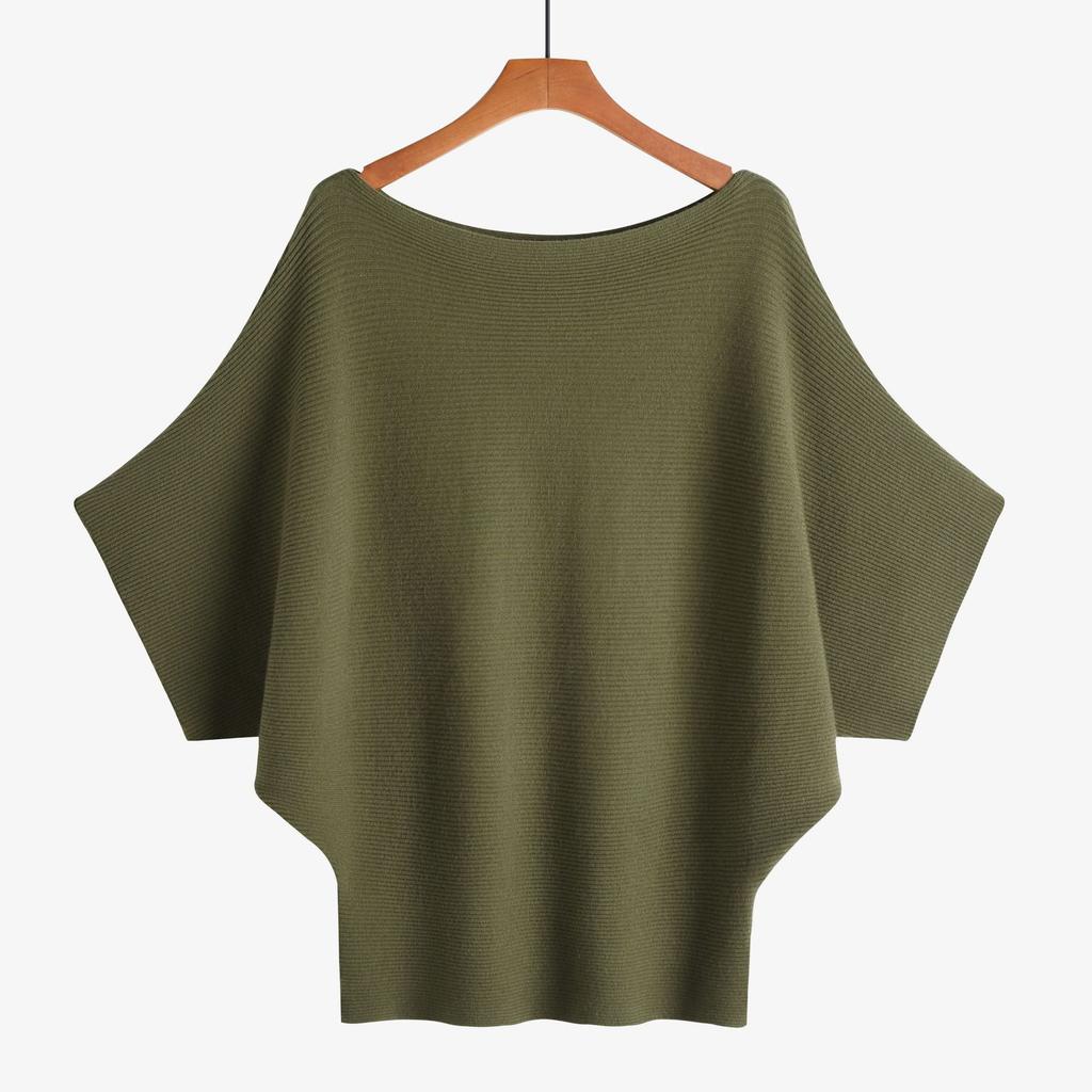 Loose Batwing Sleeve Tops In Multiple Colors