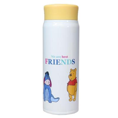 Onishi Ken Seihan Disney Winnie Puuh Mittagessen Serie Lustige Gesichter Edelstahlflasche, Größe ca.. 6.7 (H19.4) DIL-3002