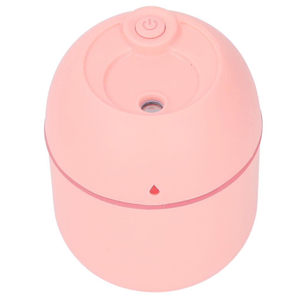 Mini Humidifier Silent USB Plug in Auto Shut Off Small Desktop Humidifier with Night Light for Bedroom Car Office Pink