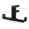 Headphone Stand With Easy Installation 360Swivel Base Under Desk Clamp For Secure Headsets Storage Space Optimization