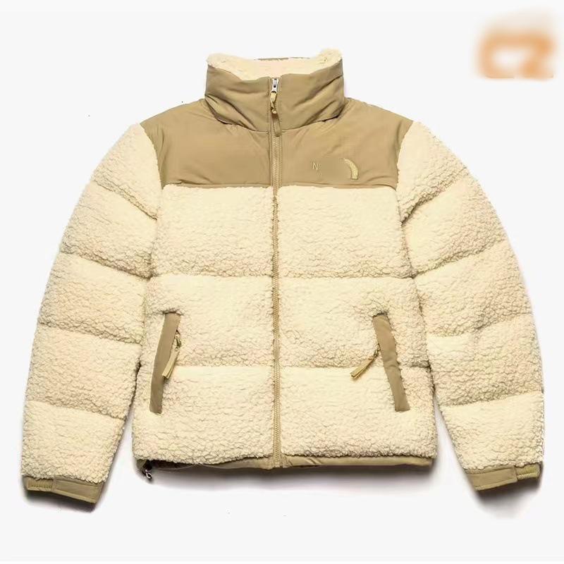 Beijia Unisex Lambswool & Cotton Embroidered Jacket - Autumn/Winter Stand Collar Style M