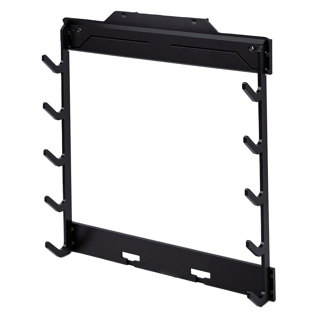 Wall Mounted Fishing Rod Bracket Fishing Pole Storage Organizer ABS Rod Display Shelf for Fishing Rod Storage