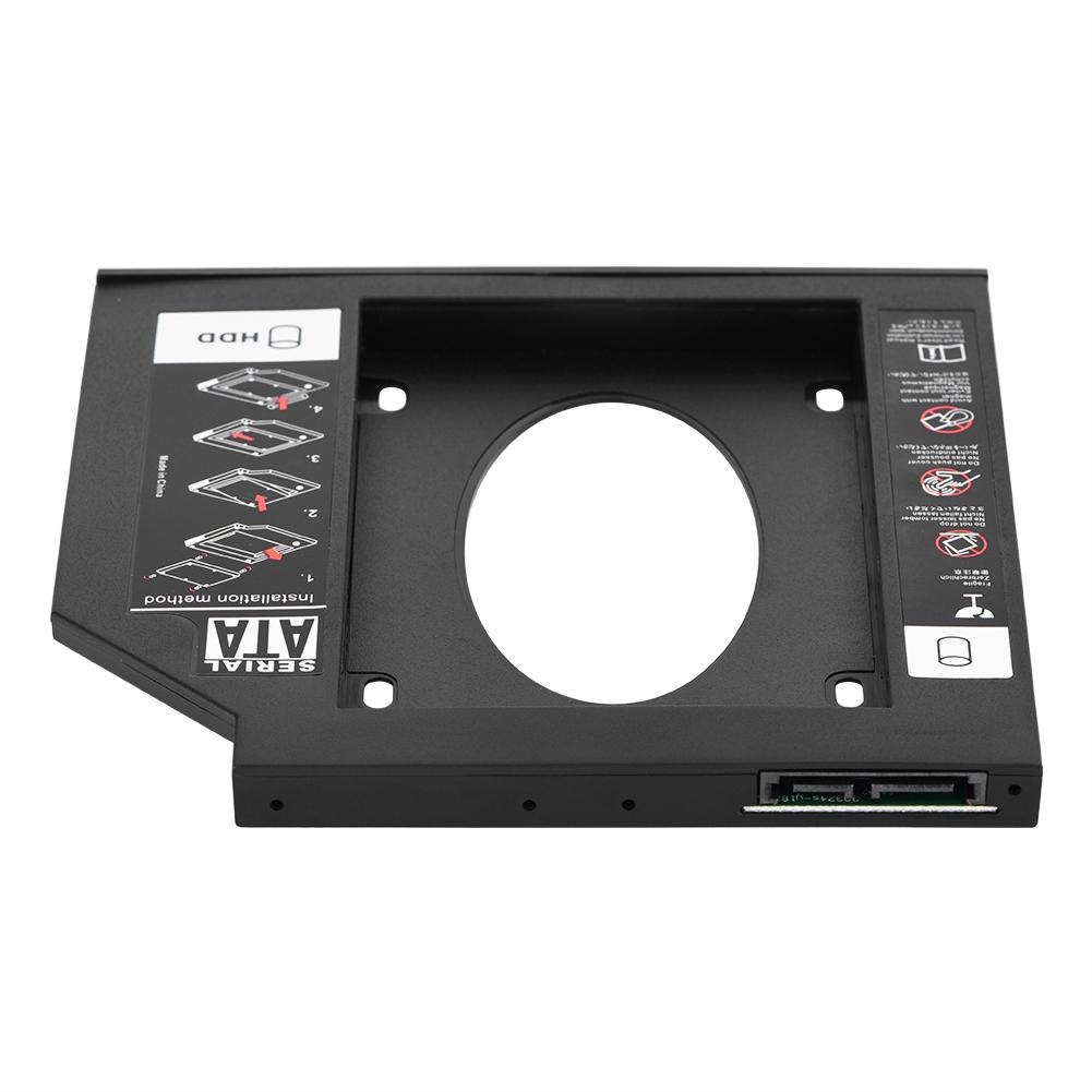 2.5  SATA HDD SSD Enclosure Hard Disk Drive Bay Caddy Optical DVD Adapter for Laptop 9.5mm