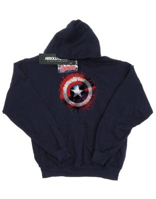 Boys Avengers Captain America Art Shield Hoodie