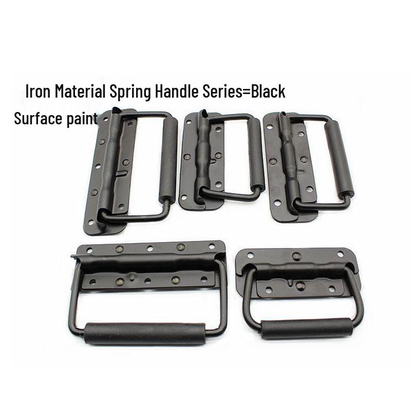 304 Stainless Steel Spring-Loaded Folding Handle for Aluminum Tool Box