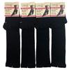 Of Compression Plain for Reducing Swelling [Set 4] Five-toe Socks, Black,