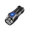 Hot-Selling Rechargeable Three-Eye LED Flashlight: Super Bright, Long-Range, Portable for Outdoor and Night Riding.