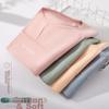 LangSha High-Waisted Women's Underwear, 4 Pairs, Pure Cotton Antibacterial Crotch, Ladies' Tummy Control Comfortable Plus Size Cotton Triangle Panties