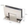 2Pcs 90 Degree Stainless Steel Glass Door Hinge Household Bathroom Cabinet Rotary Connection Hardware Accessories