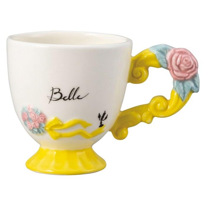 Sanart Disney “Beauty and the Beast” Mug, Approx. 330ml, SAN3631, White, Large