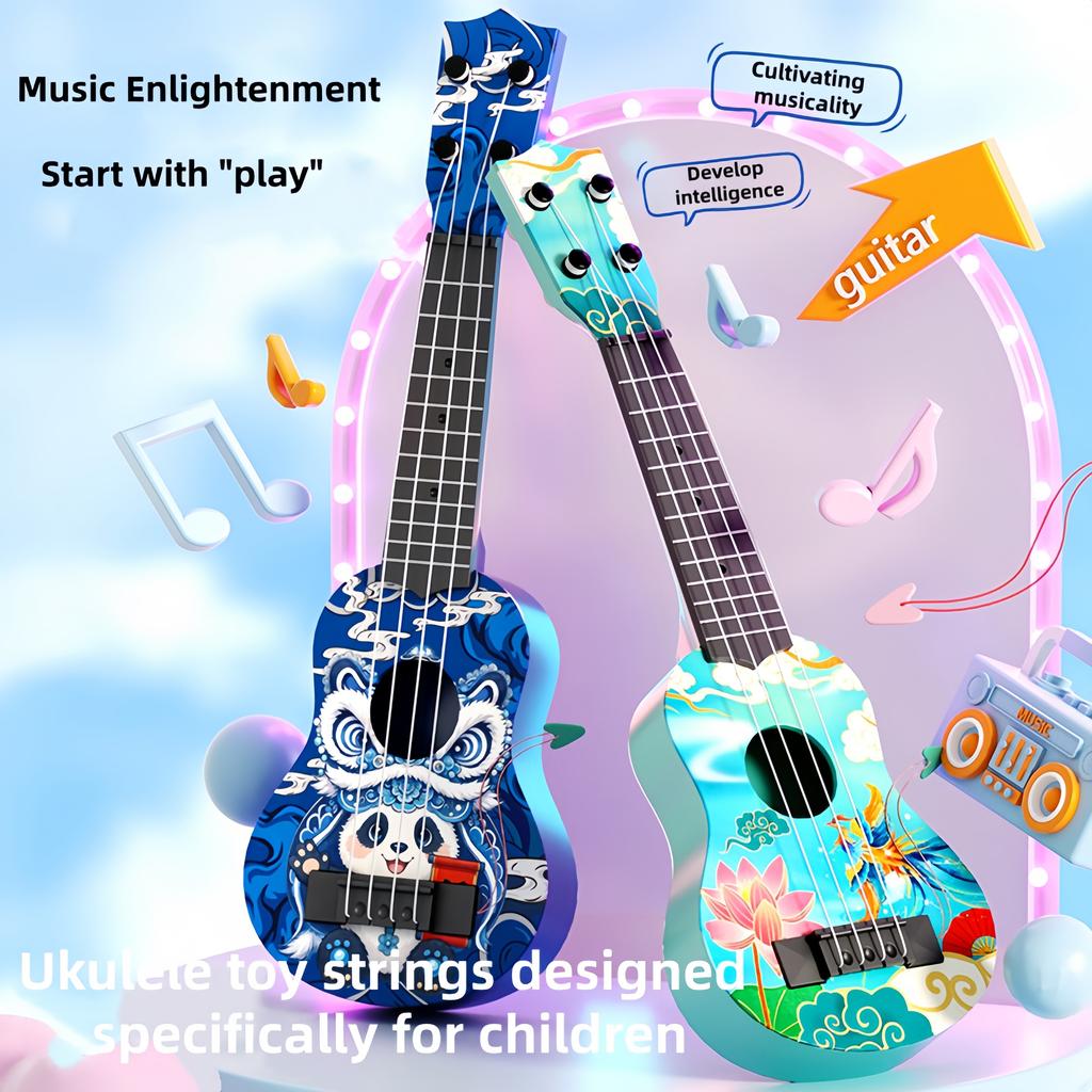 Newly Launched Strumming Ukulele, Beginner-Friendly Toy Guitar Instrument For Kids, New Year'S Gift For Children
