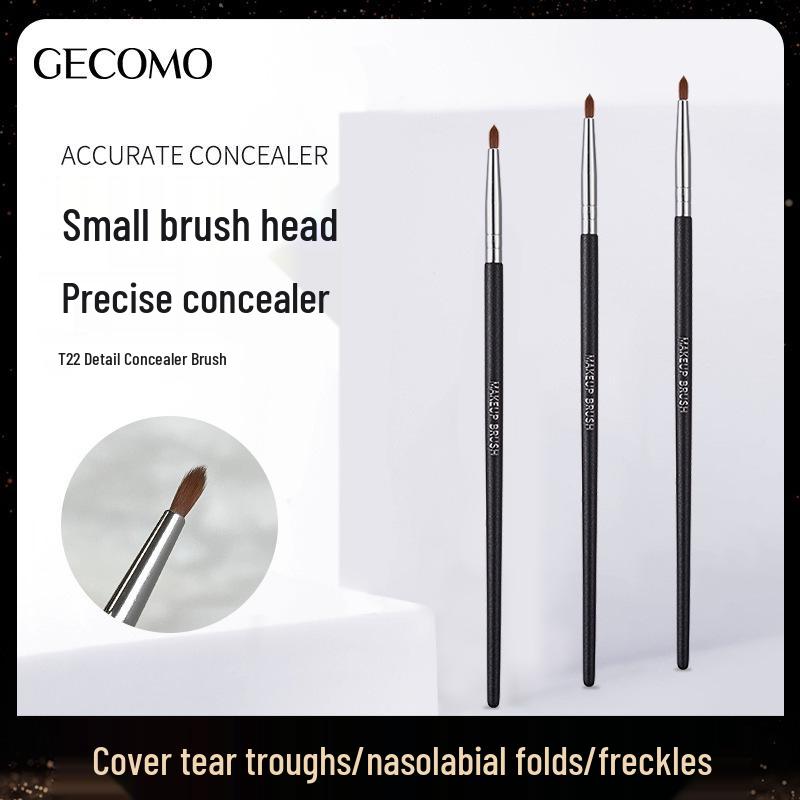 Slanted Flat-Head Contour & Nose Shadow Blending Brush with Long Handle