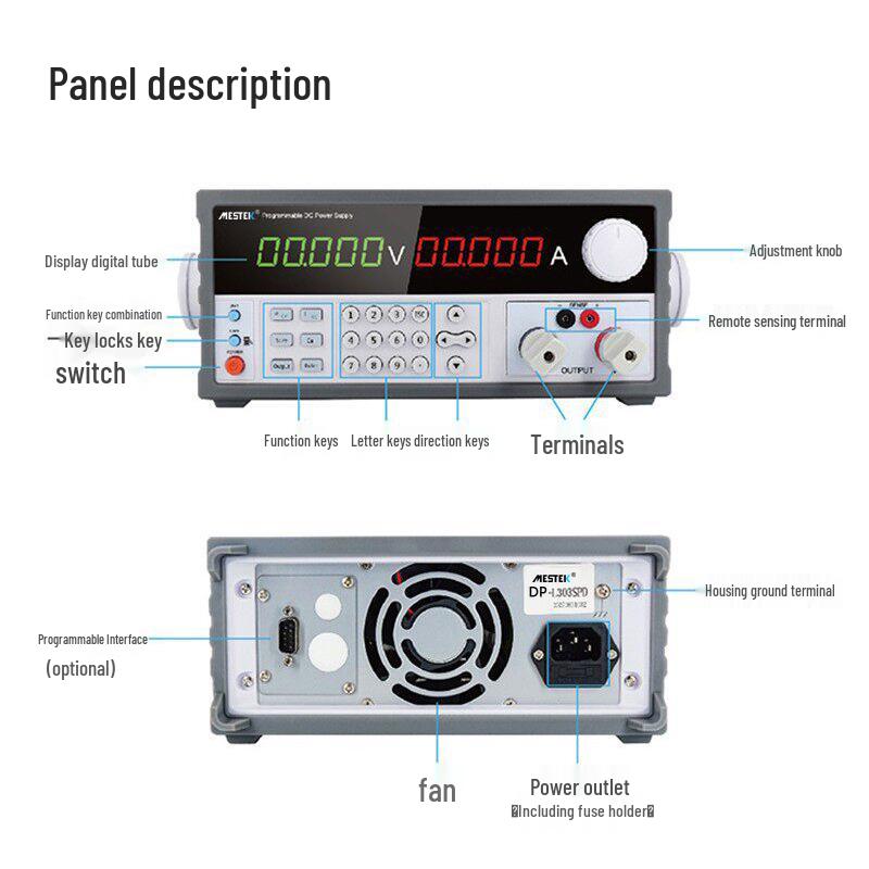 Digital Display Linear Regulated Power Supply – DP-K1560SPD