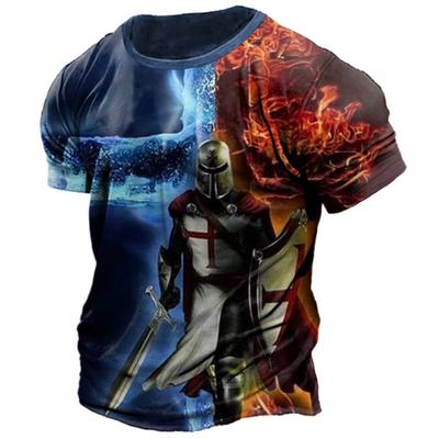Couple Street Trendy T-shirt Summer Loose Sports Style 3D Printed Short Sleeve T-shirt