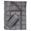 Multi-functional Portable Packable Camping Quilted Blanket, Windproof Warm Poncho Throw for Outdoor & Car Emergency Use