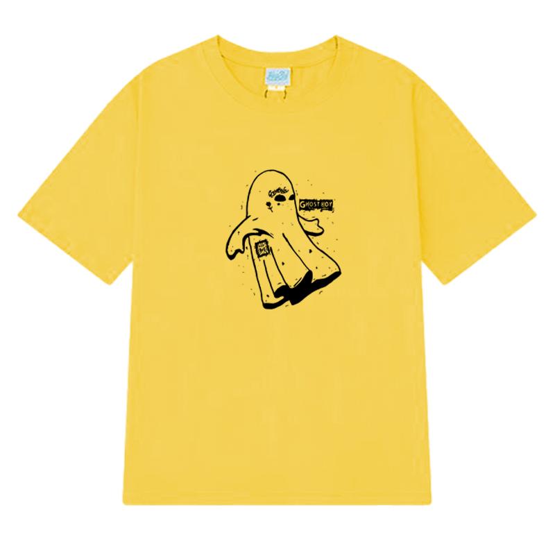 2025 New in Lil Peep song Ghost Boy printed short sleeve T-shirts Men Women harajuku Hip Hop streetwear Unisex Cotton T shirt