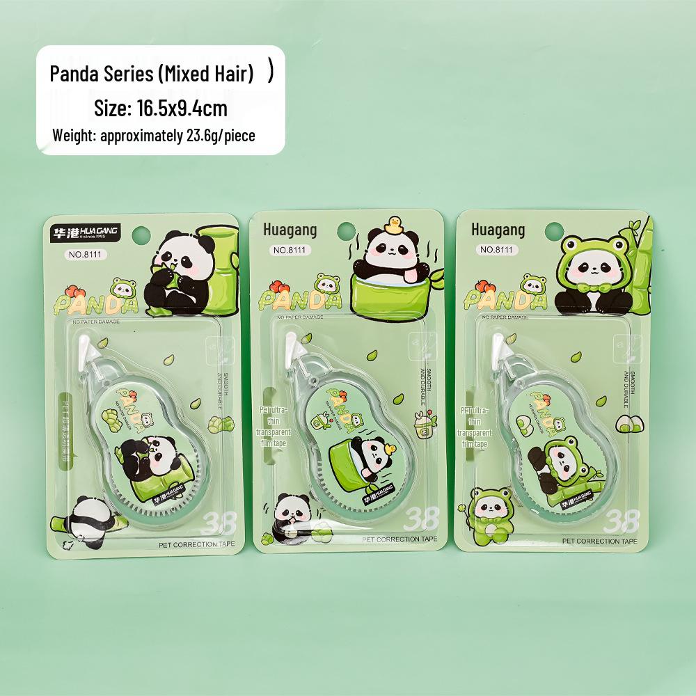 

Мультяжная лента-корректор Панда - Большая емкость, Милый прозрачный дизайн для студентов 5m