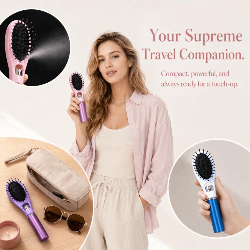 Anti-Frizz Spray Massage Comb Hair Care 2-In-1 Misting Hair Brush Household