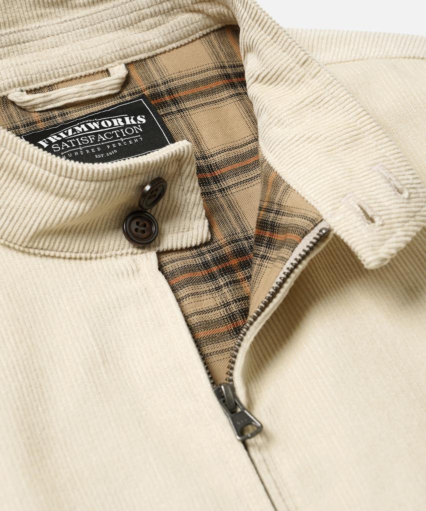 Frizmworks Corduroy Buddy Harrington Jacket _ Cream