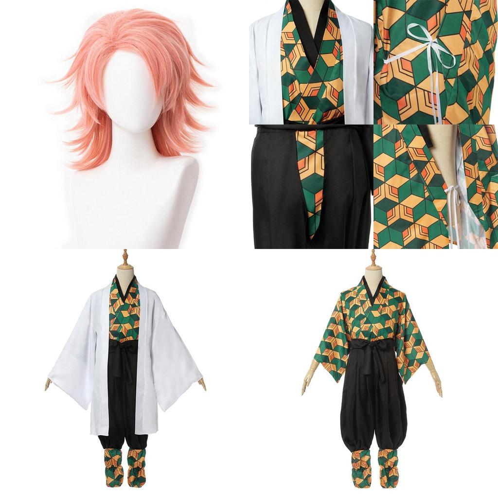 Demon Slayer Kimetsu No Yaiba Sabito Cosplay Kostüm Exquisites Kimono Umhang Set Für Fans