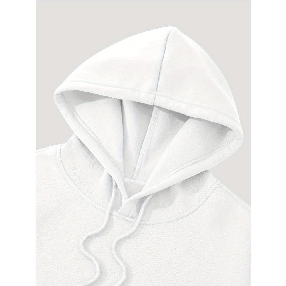 Men's Autumn and Winter Casual Fashion Two-piece Set, Hooded Long Sleeved Sweatshirt and Pants with New York Embossed Print