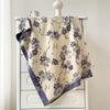 Vintage Elegant Plum Blossom Imitation Cashmere Thickened Warm Scarf For Women Winter Gift