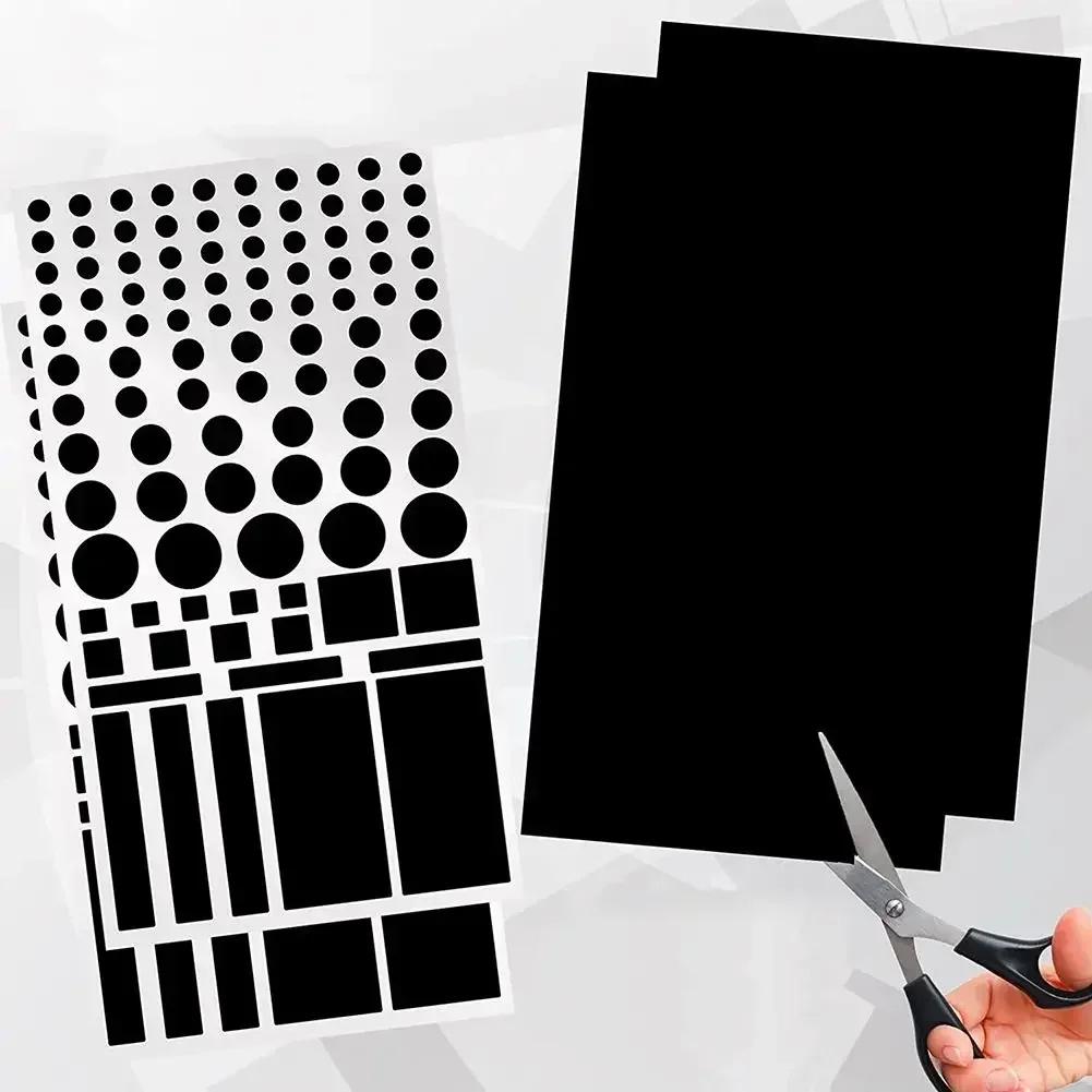 Auto LED Blackout Stickers 50-100% Rate Stickers Dimming Light Blocking Stickers For Electronics Household Electronic Products