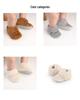 Infant Warm Cotton Shoes: Cozy 0-1 Year Furry Indoor Walking Shoes 7111
