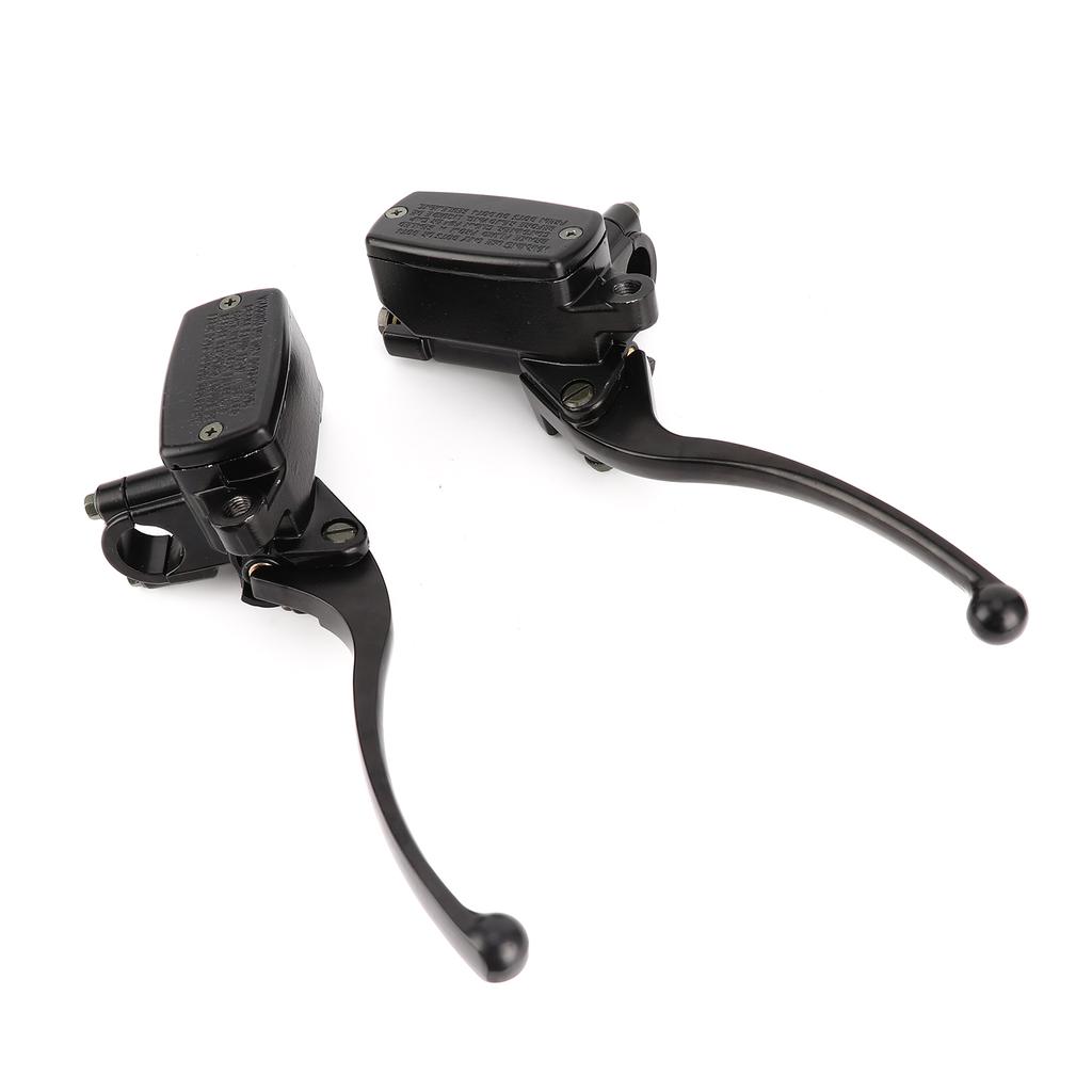 Motorcycle Hydraulic Brake Clutch Master Cylinder Lever Black CNC Aluminum Alloy for 7 8in Handlebars