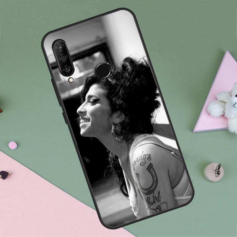 Amy Winehouse For Huawei P30 P40 Lite P60 Pro Nova 7i 8i 11i 12i 12s 10 9 SE Y90 Y60 Y70 Y72 Y61 Y91 Case