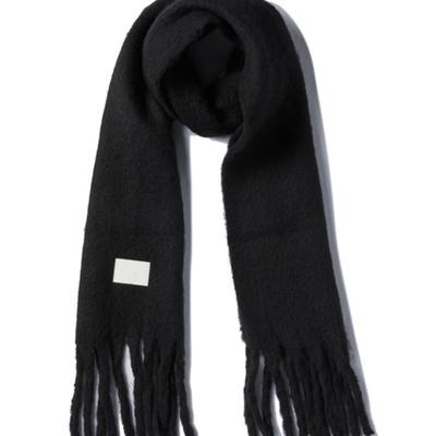 SILN Φαρδύ μακρύ κασκόλ (ΜΑΥΡΟΣ)